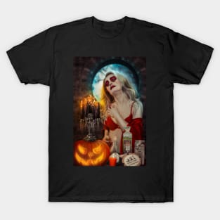 Happy Halloween Night Witch T-Shirt